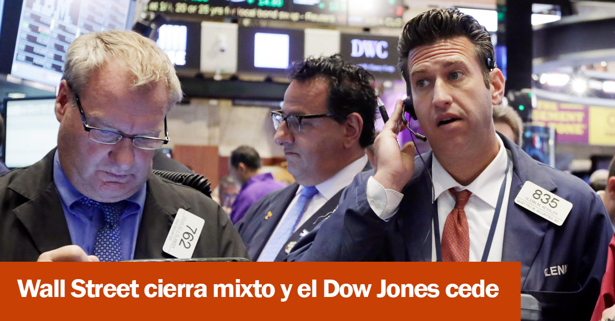 Wall Street Cierra Mixto Y El Dow Jones Cede CapitalesActivos