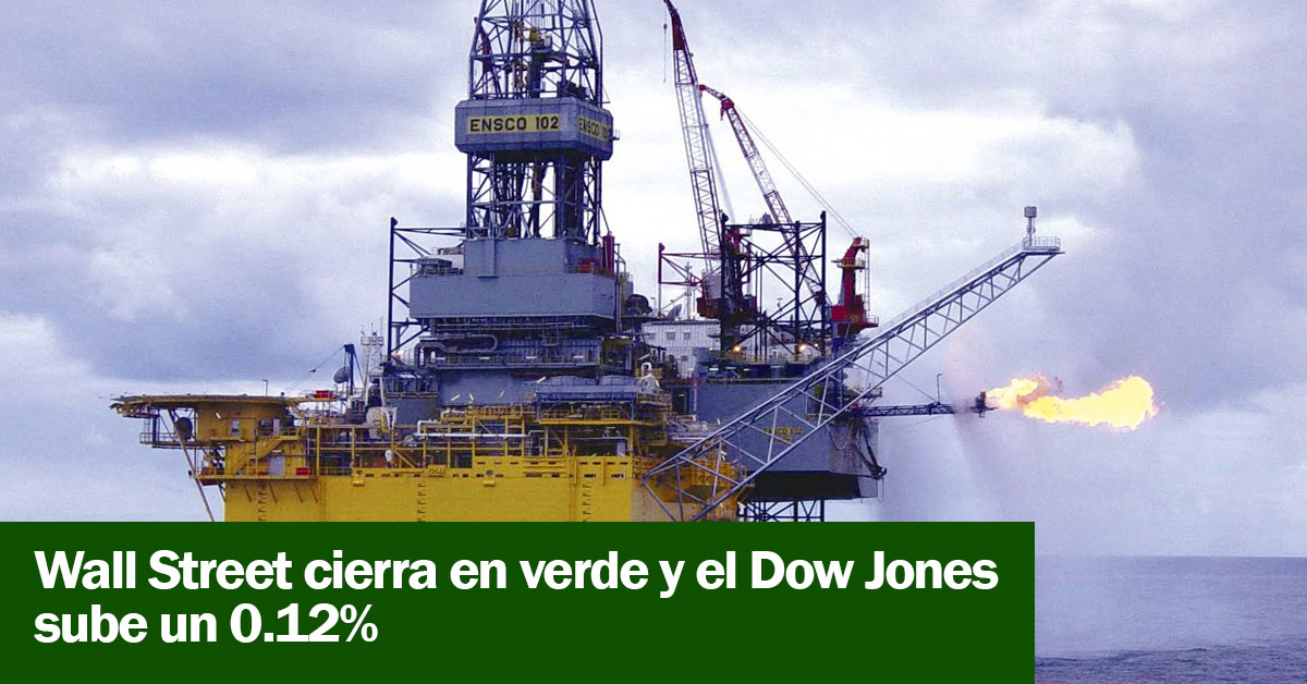 Wall Street cierra en verde y el Dow Jones sube un 0.12%